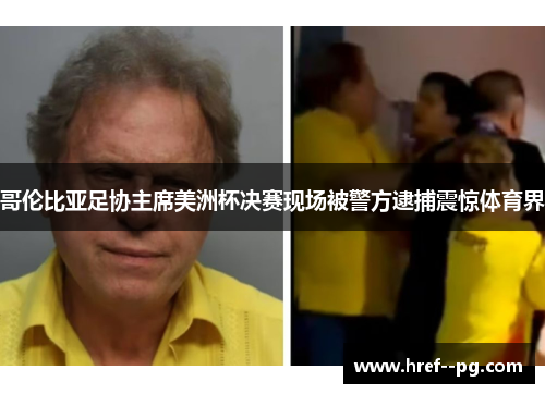 哥伦比亚足协主席美洲杯决赛现场被警方逮捕震惊体育界